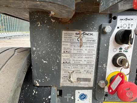 Pracovní plošina s nůžkovým zdvihem 2020  SkyJack SJ3219 skyjack 8 meter schaarlift 8m SJ 3219 (12)
