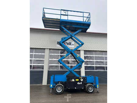 Sakse arbejds platform 2016  Genie GS 2669 RT - 10m Diesel Scherenarbeitsbühne 4x4 (2)