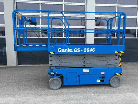 Pracovní plošina s nůžkovým zdvihem 2013  Genie GS 2646 10m Scherenarbeitsbühne *Akkus NEU* (9)