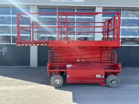 Nacelle à ciseaux 2012  HAB S125-16E2WD 12,50m Scherenarbeitsbühne *Akku 2025* (1)