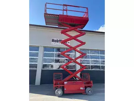 Nacelle à ciseaux 2012  HAB S125-16E2WD 12,50m Scherenarbeitsbühne *Akku 2025* (2)