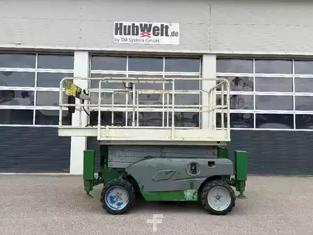 Scherenarbeitsbühne 2007  Haulotte Compact 12 DX 12m Diesel Scherenarbeitsbühne (1)