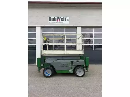 Scherenarbeitsbühne 2007  Haulotte Compact 12 DX 12m Diesel Scherenarbeitsbühne (11)