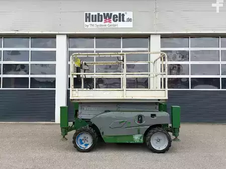 Scherenarbeitsbühne 2007  Haulotte Compact 12 DX 12m Diesel Scherenarbeitsbühne (12)