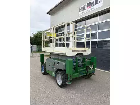 Scherenarbeitsbühne 2007  Haulotte Compact 12 DX 12m Diesel Scherenarbeitsbühne (13)