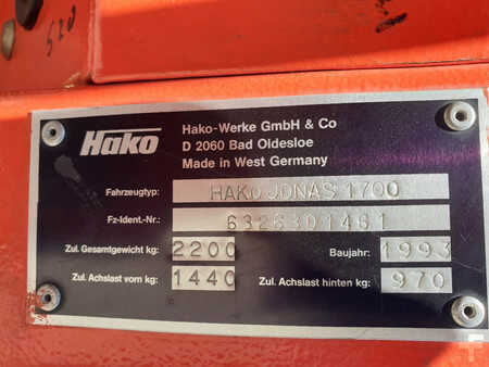 Spazzatrici 1993  Hako Jonas 1700 (15)