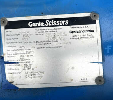 Scissor lift  Genie 1930 (12)