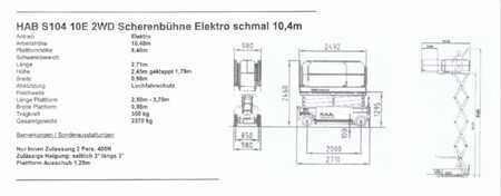 Levantamento tesoura  HAB S104 10E 2WD (2)