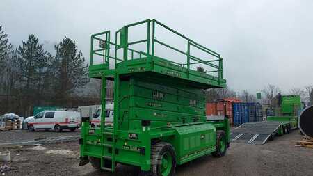 Scissor lift 2021 HAB S280-25 D4WDS, 28m diesel rough terrain lift (8)