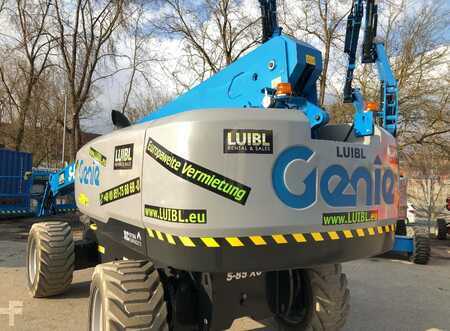 Plataforma Telescópica 2021 Genie S-85XC, 28m boom lift, white tires, 454kg (5)