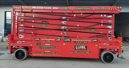 PB S320-14 4x4, high rack lift, 32m,like Holland Lift