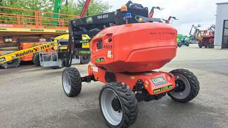 Manitou 160ATJ, 16m boom lift, endless rotating, osc. axle