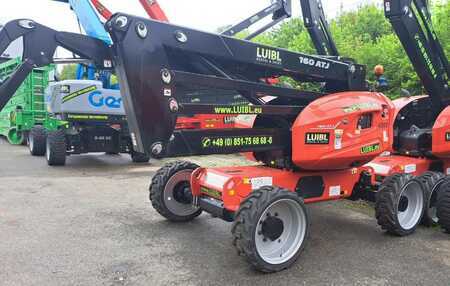 Manitou 160ATJ, 16m boom lift, endless rotating, osc. axle