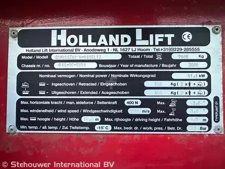 Scissors Lifts 2005  Holland-Lift Combistar N165EL12 (13)