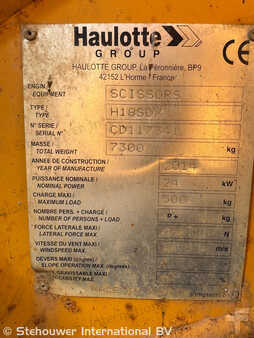 Piattaforme aeree a pantografo 2014  Haulotte H18SDX 4x4 Diesel H18SX H18 H 18 SX SDX SXL (9)