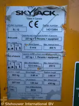 Senkrechtarbeitsbühne 2018  Skyjack SJ12 SJ 12 (18)