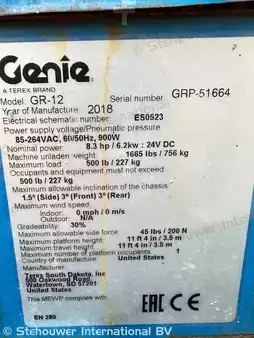 Függöleges emelö emelvény 2018  Genie GR 12 GR12 Genie GRC12 (16)