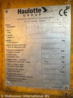Sakse arbejds platform 2014  Haulotte Compact 12DX 4x4 12 DX Haulotte (9)