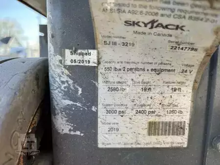 Scissor lift 2019  SKYJACK SJIII3219 (5)