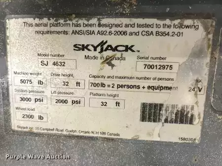 Scissor lift - Skyjack SJ 4632 (39)