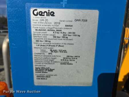 Vertical mast lift 2019  Genie GR-20 (33)