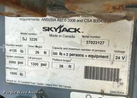 Scissor lift - Skyjack SJIII 3226 (36)