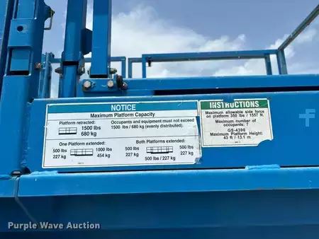 Scissor lift 2016  Genie GS4390 (15)