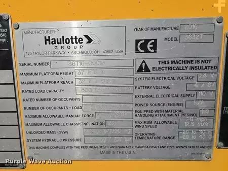 Telescopic boom lift 2016  Haulotte 3632T (40)