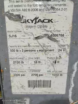 Vertical mast lift - Skyjack SJ16 (40)