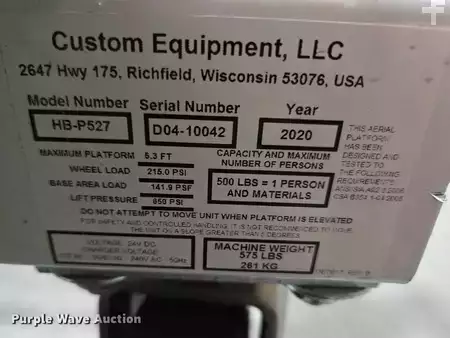 Plataforma de Tijera 2020  Hy-Brid HB-P527 (35)