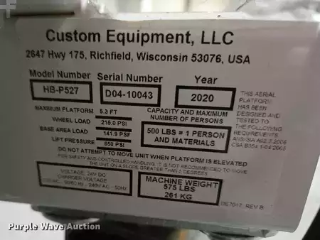 Plataforma de Tijera 2020  Hy-Brid HB-P527 (32)