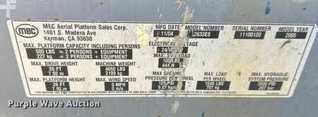 Scissor lift 2005  MEC 2633ES (35)