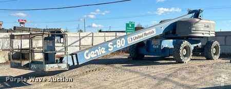 Telescopic boom lift 2002  Genie S80 (1)