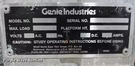 Vertical mast lift - Genie PEU-19AC (40)