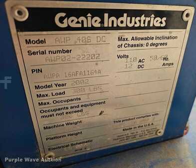 Vertical mast lift 2002  Genie AWP-40S (22)
