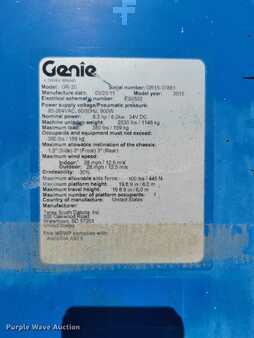 Vertical mast lift 2015  Genie GR20 (40)