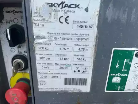Telescopic Boom 2018  Skyjack SJ16 SJ16 (20)