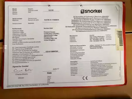 Piattaforme aeree a pantografo 2017  Snorkel S3219E (14)