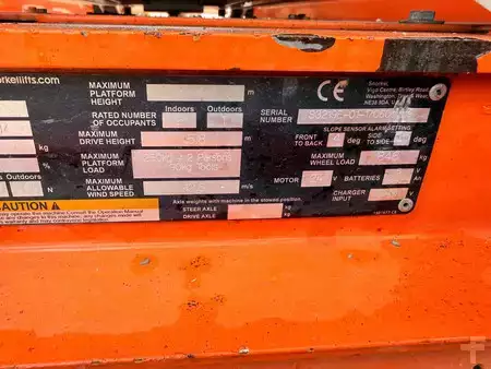Piattaforme aeree a pantografo 2017  Snorkel S3219E (9)