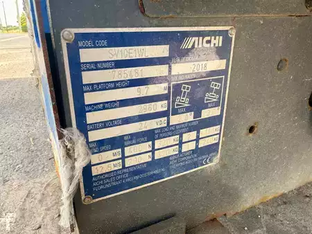 Plataforma Tijera 2018  Aichi SV10E1WL (11)