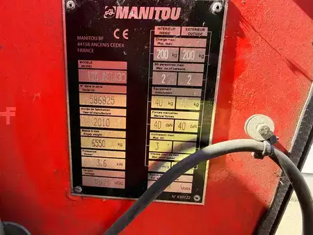 Plataforma Articulada 2010  Manitou 120 AETJ 120 AETJ (22)