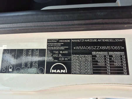Plošina na nákladním automobilu 2008  MAN TGS 18.400 (19)