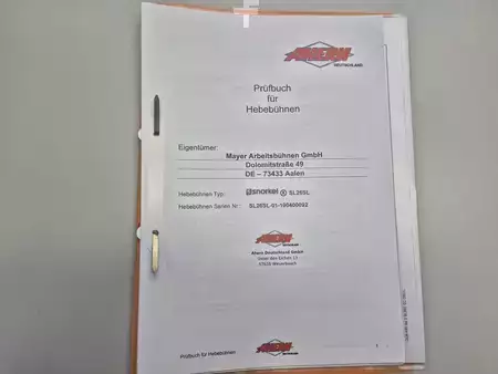 Pracovní plošina s nůžkovým zdvihem 2019  Snorkel SL26SL (16)