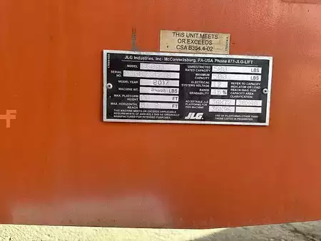 Plataforma Articulada 2017  JLG 800AJ (16)