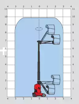 Függöleges emelö emelvény 2018  Manitou 100 VJR (2)
