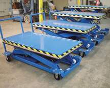 Standard and Custom Scissor Lift Tables