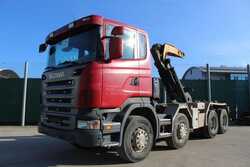 Truck Scania R 470 8x4 BB - MOSER ABROLLER - Nr.: 229