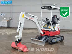 Minibagry Takeuchi TB217 R EXTANDABLE UNDERCARRIAGE - EX DEMO