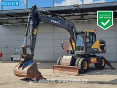 Mobilbagger Volvo EW160 E OUTRIGGERS AND BLADE - LOW HOURS