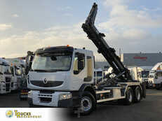 Lastkraftwagen Renault Premium 410 DXI + Hook system + 6x4